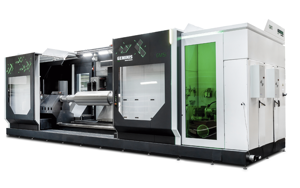 Geminis GM5i large multitasking CNC machine for complex turning and milling operations.