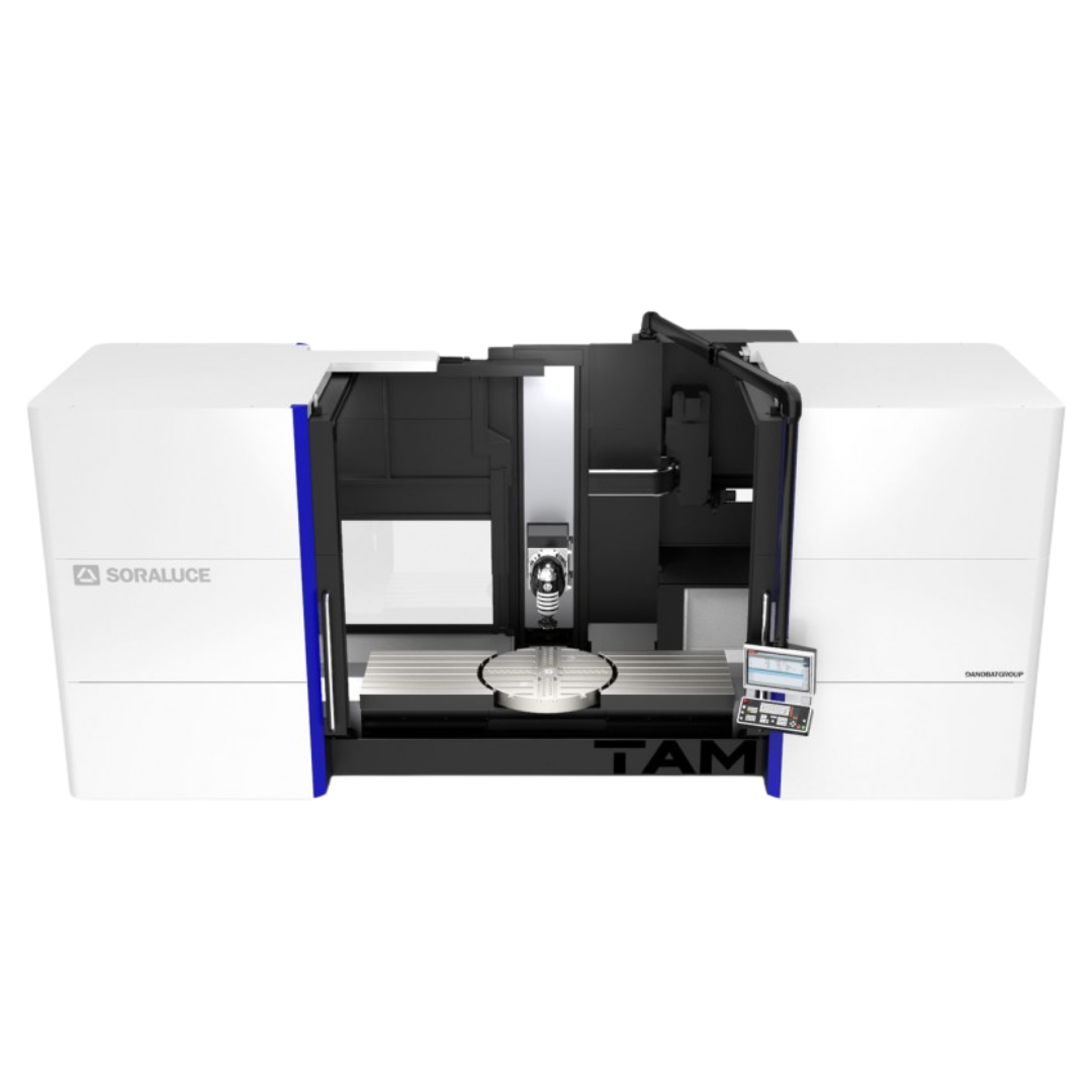 Soraluce TA-M bed type CNC milling machine with rotary table.